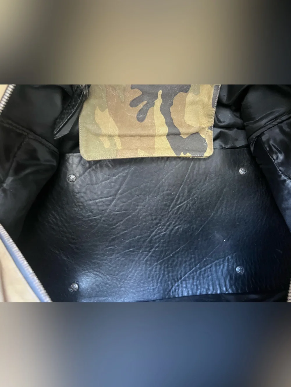 Camouflage Canvas Duffel Bag - Green Camo